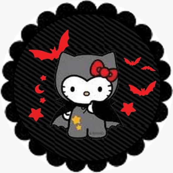 Oblea comestible - Kitty halloween-5