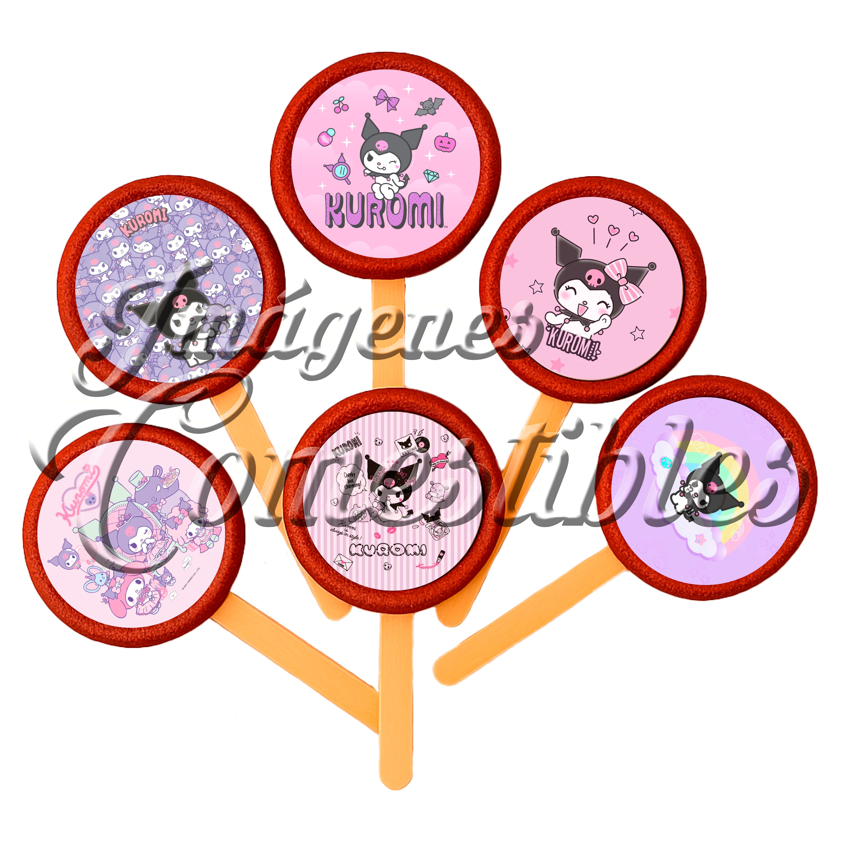 Paletas de chamoy – Kuromi