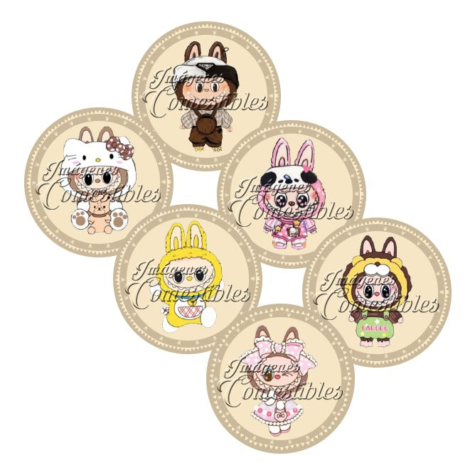 Obleitas comestibles - Labubu