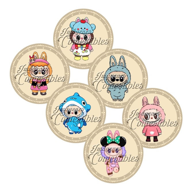 Obleitas comestibles - Labubu-1