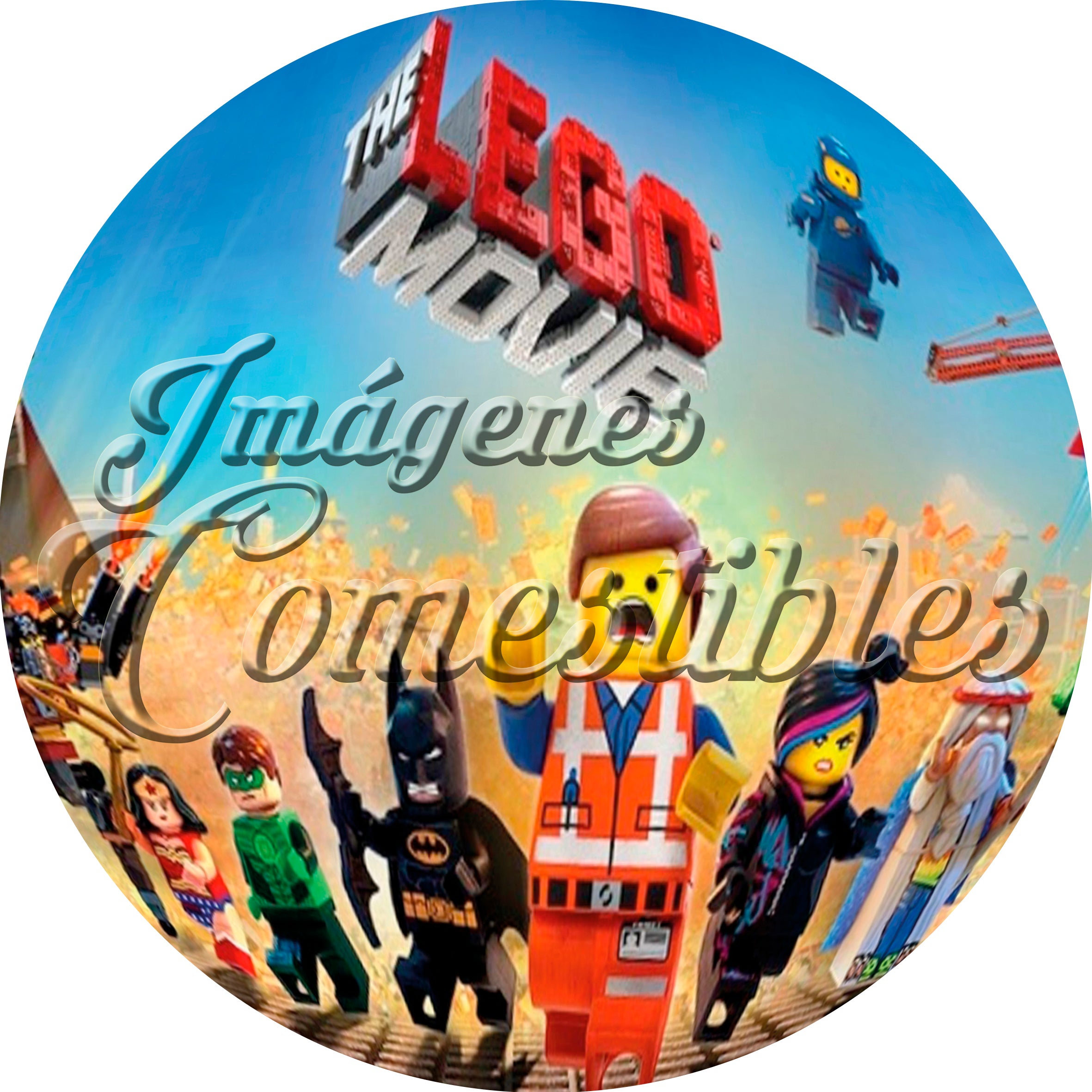 Oblea comestible - Lego