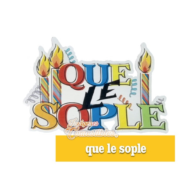 Letreros comestibles