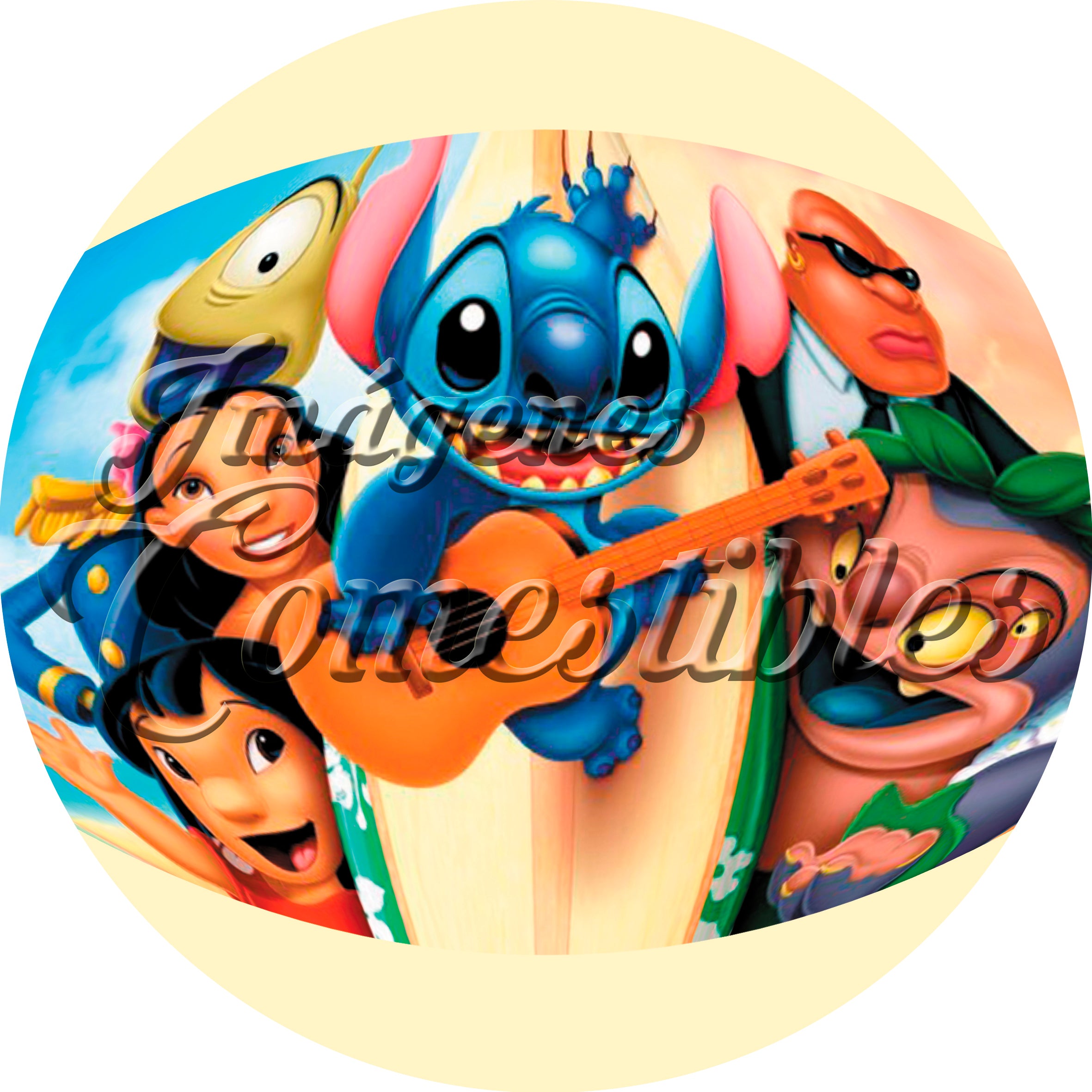 Oblea comestible - Lilo y Stich-2