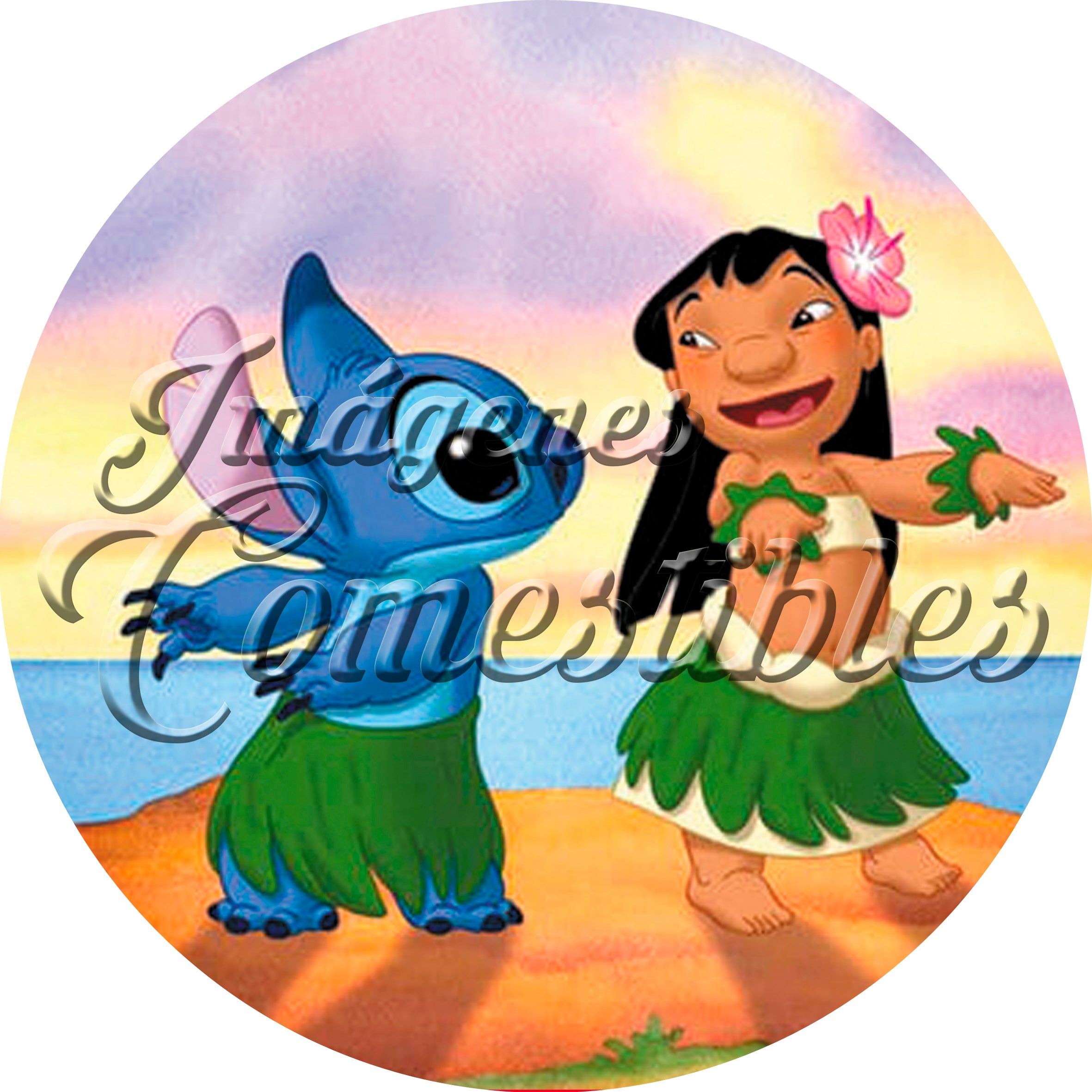 Oblea comestible - Lilo y Stich