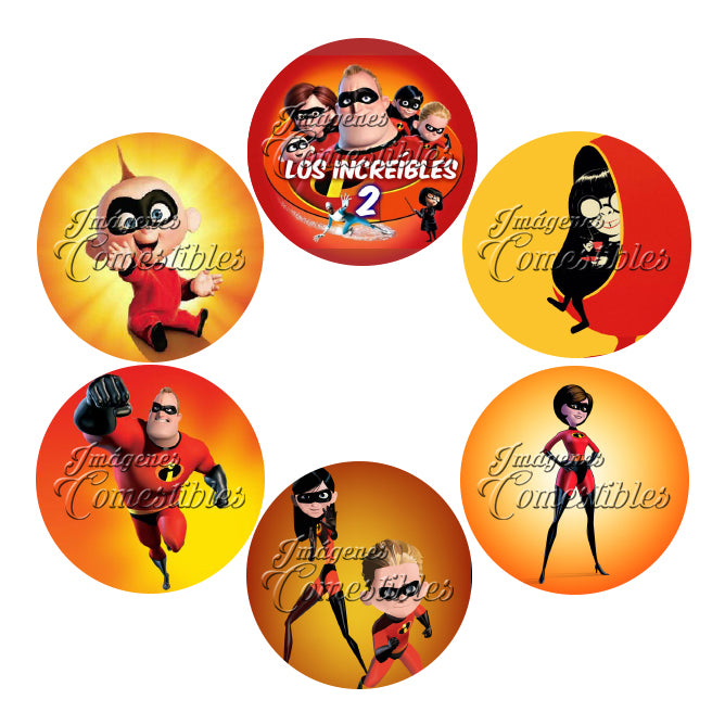 Obleitas comestibles - Los increíbles-2