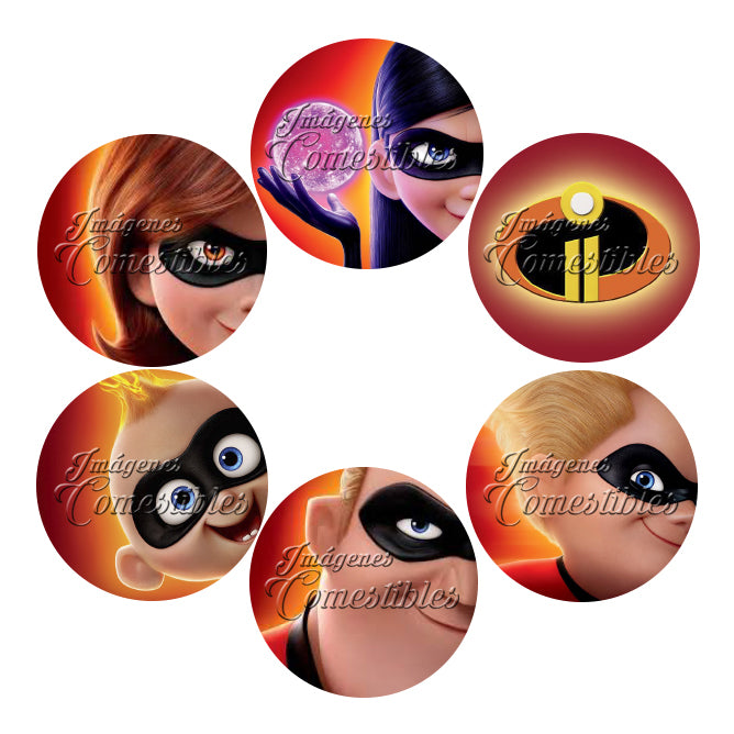 Obleitas comestibles - Los increíbles-1