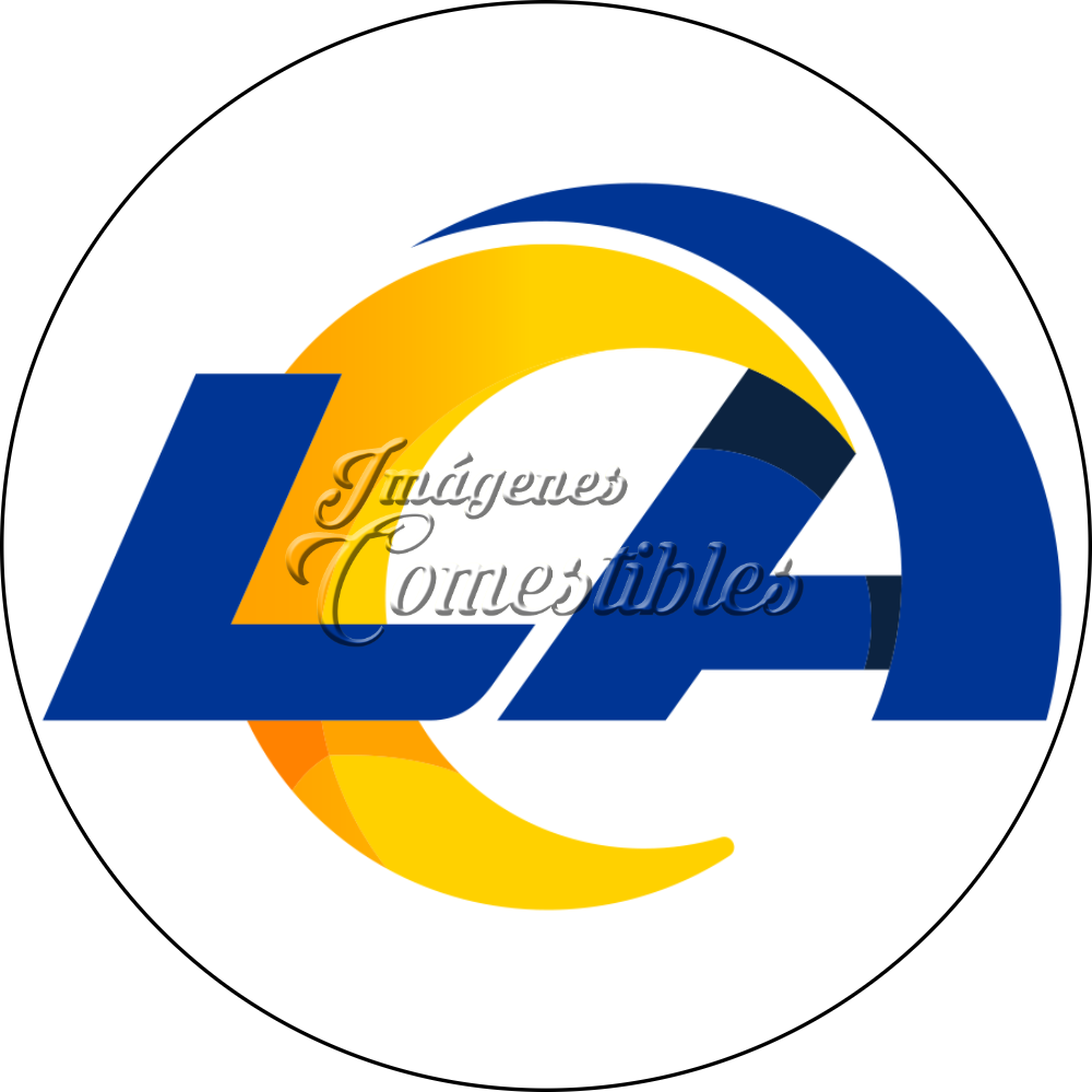 Oblea comestible - Los Angeles Rams