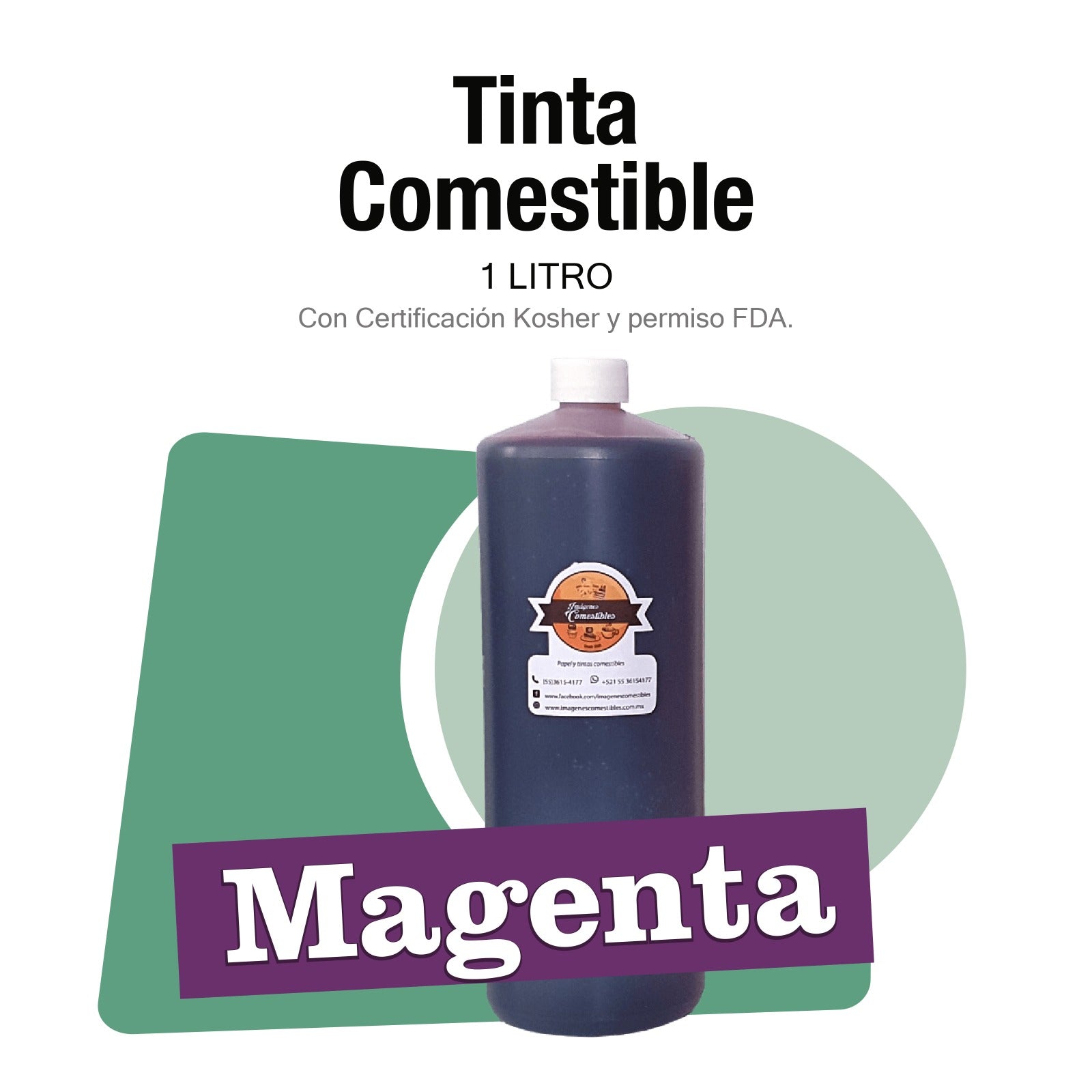 Tinta comestible Magenta
