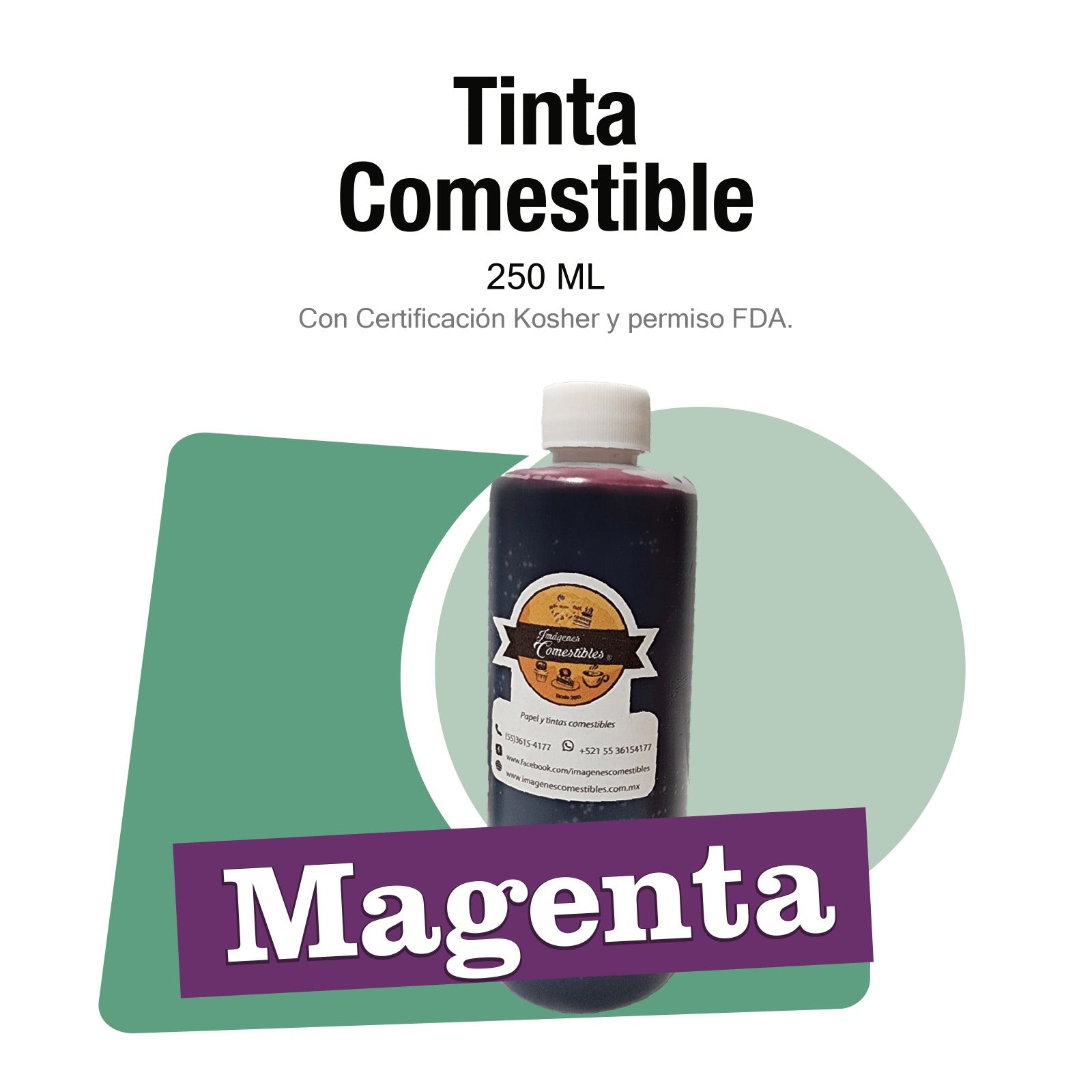 Tinta comestible Magenta