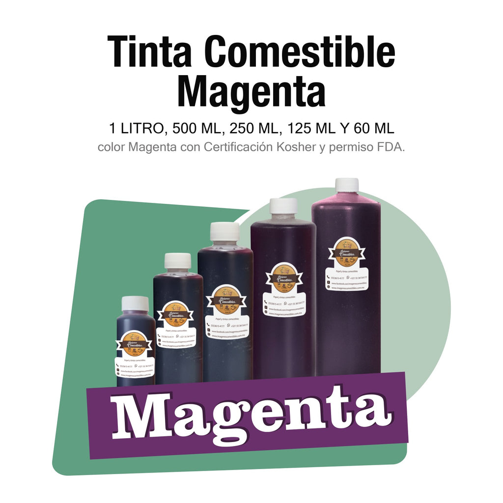Tinta comestible Magenta