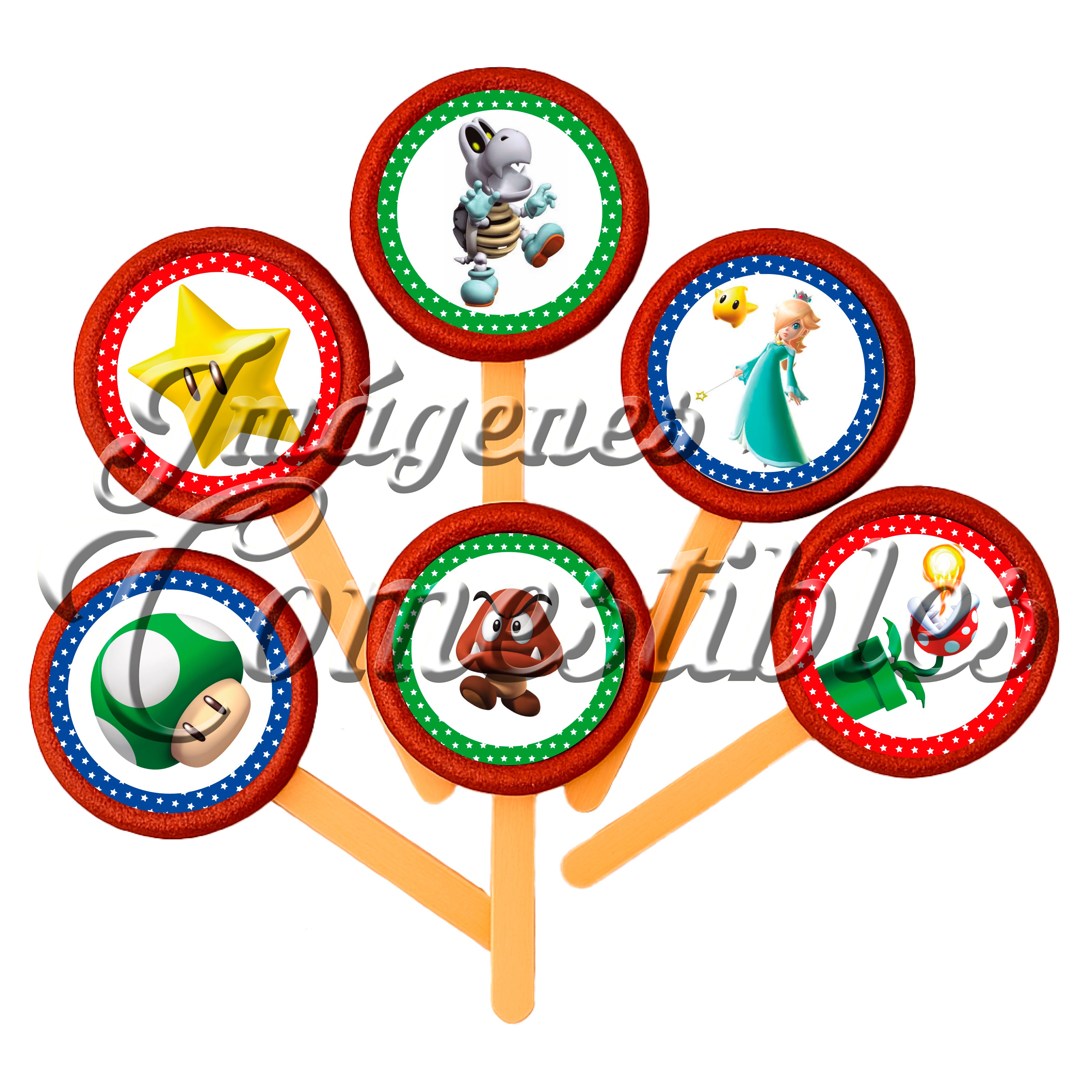 Paletas de chamoy – Mario Bros-3