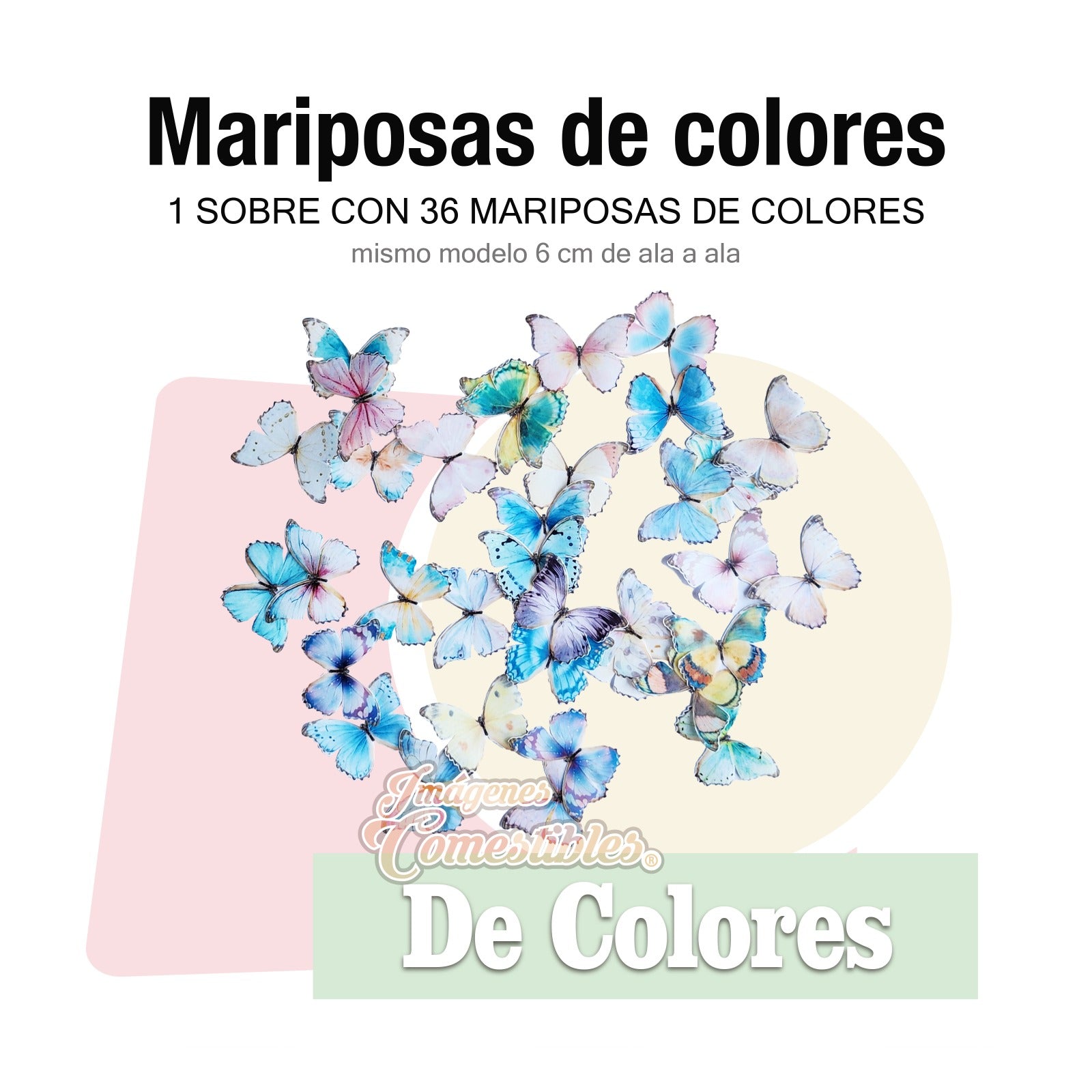 36 Mariposas de colores