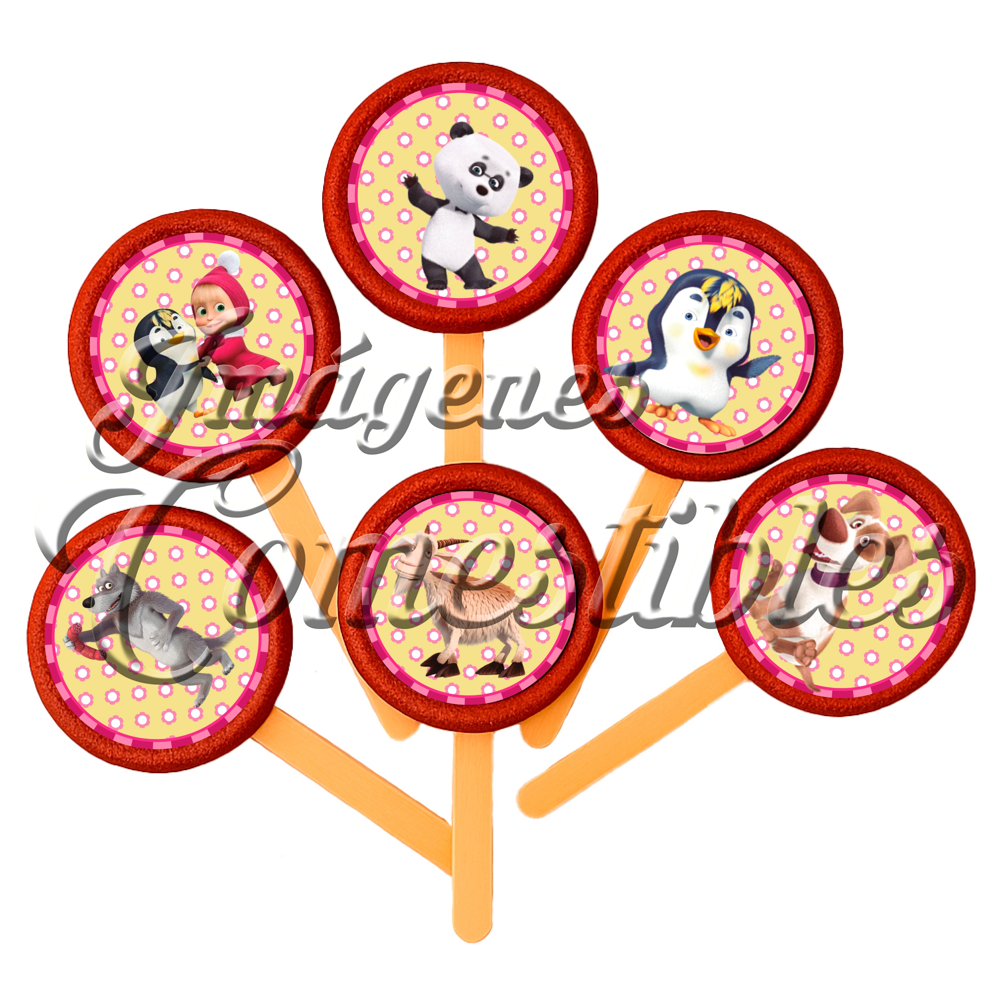 Paletas de chamoy – Masha y sus amigos-1