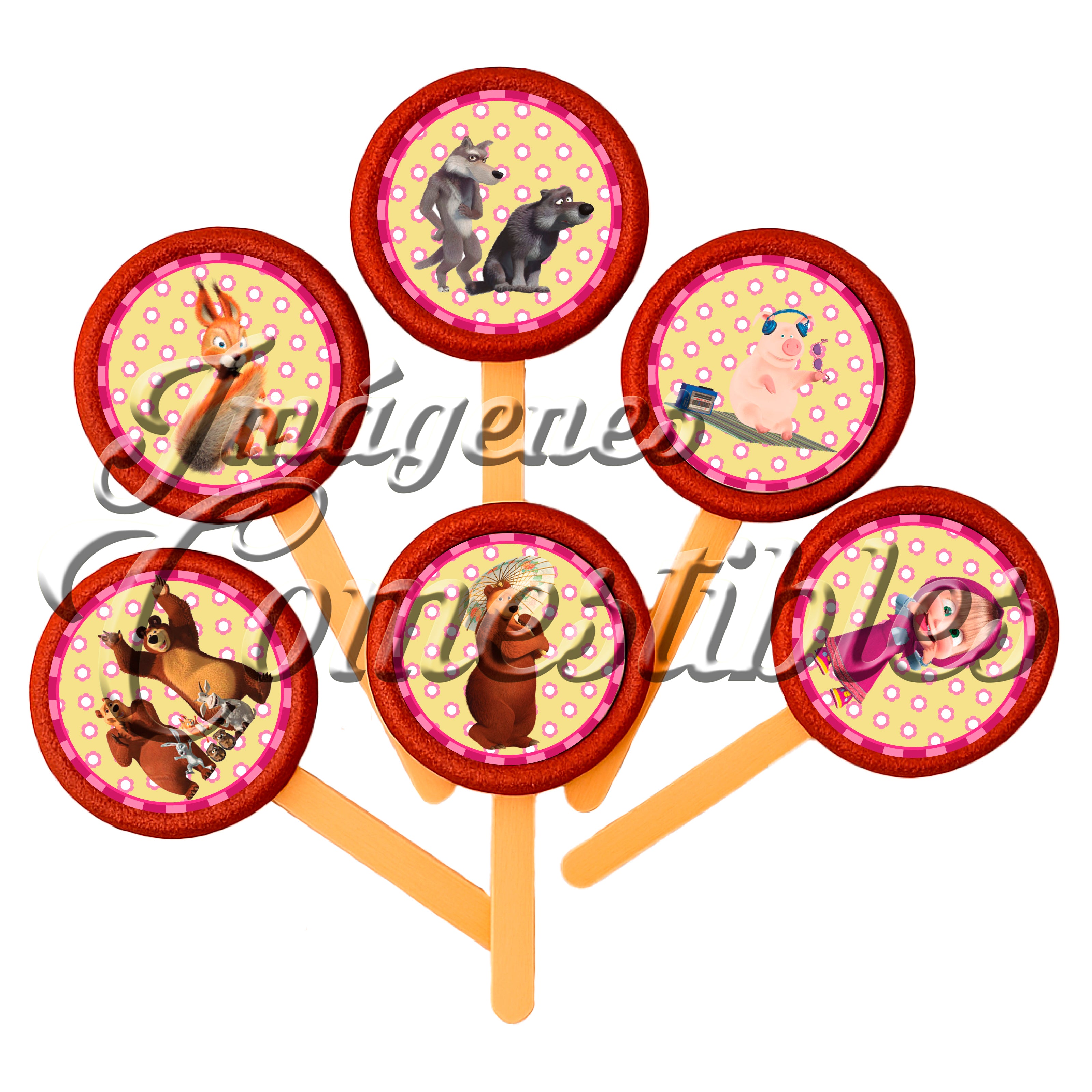 Paletas de chamoy – Masha y sus amigos-2