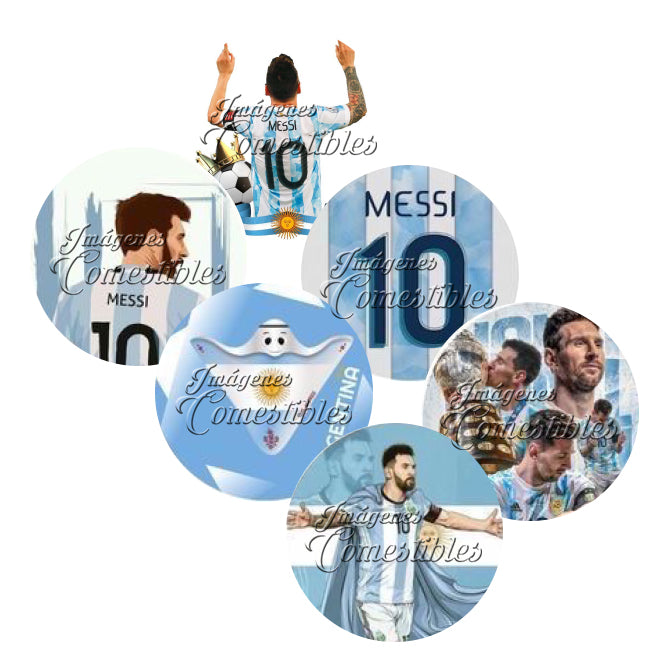 Obleitas comestibles - Messi