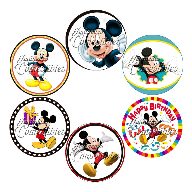 Obleitas comestibles - Mickey