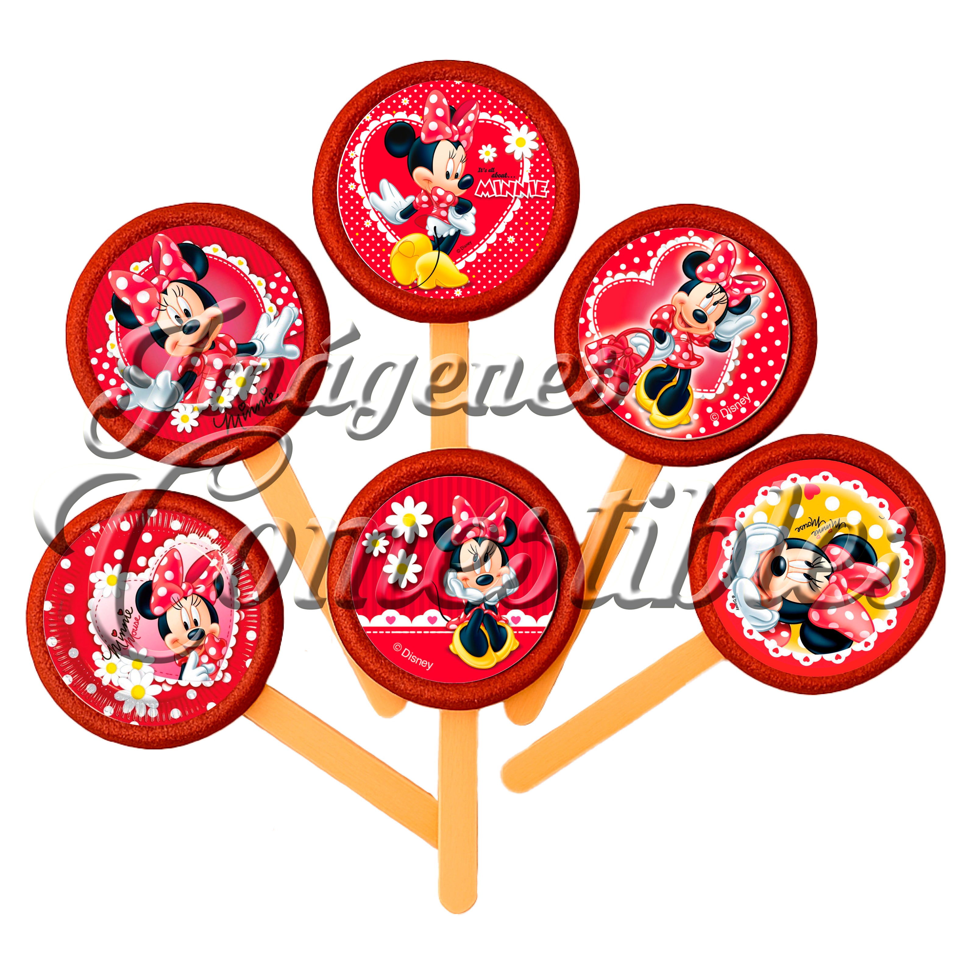 Paletas de chamoy – Minnie roja