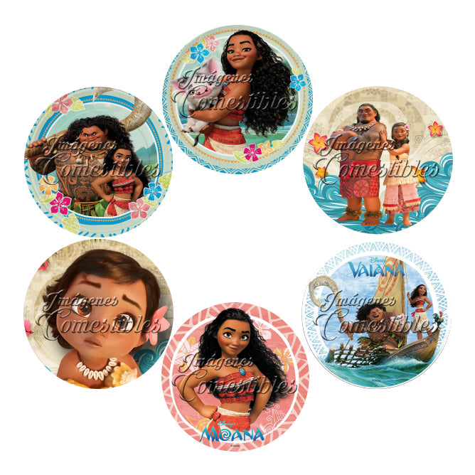 Obleitas comestibles - Moana