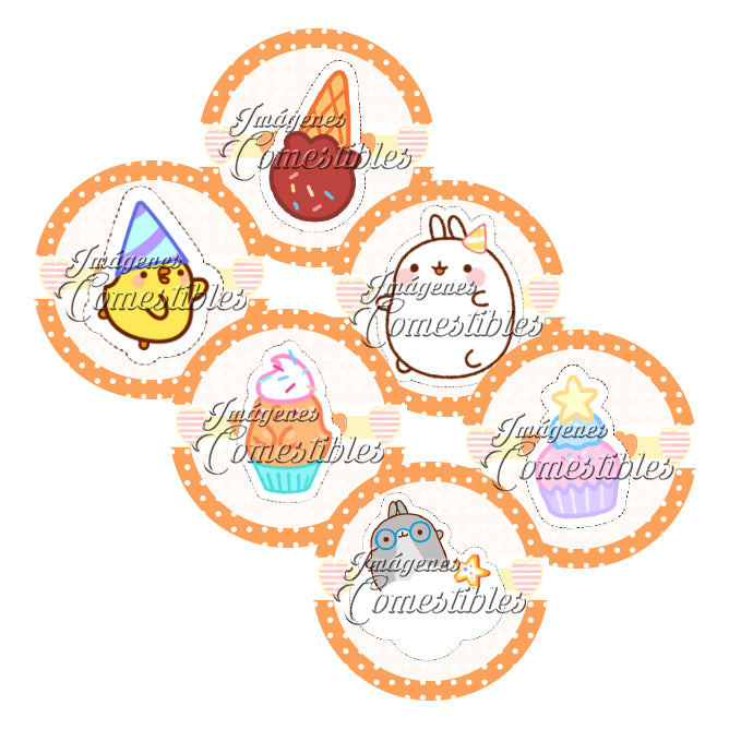 Obleitas comestibles - Molang-2