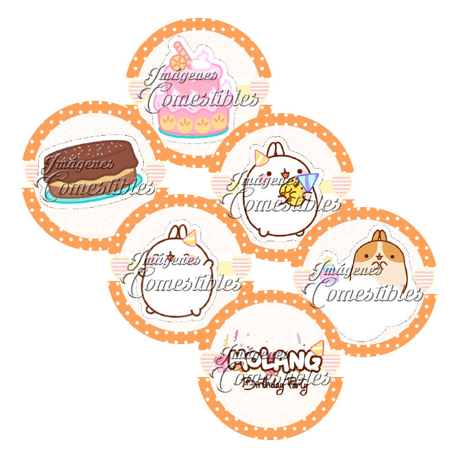 Obleitas comestibles - Molang