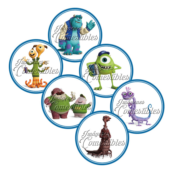 Obleitas comestibles - Monster inc University