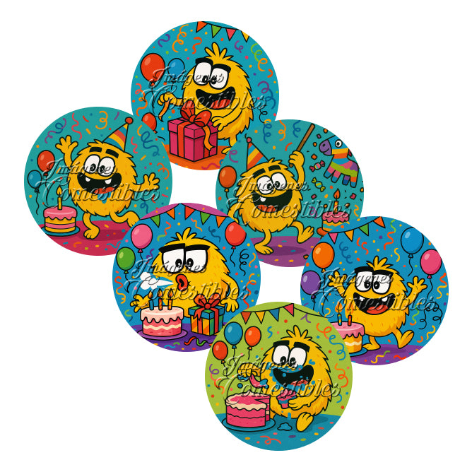 Obleitas comestibles - Monstruosito amarillo