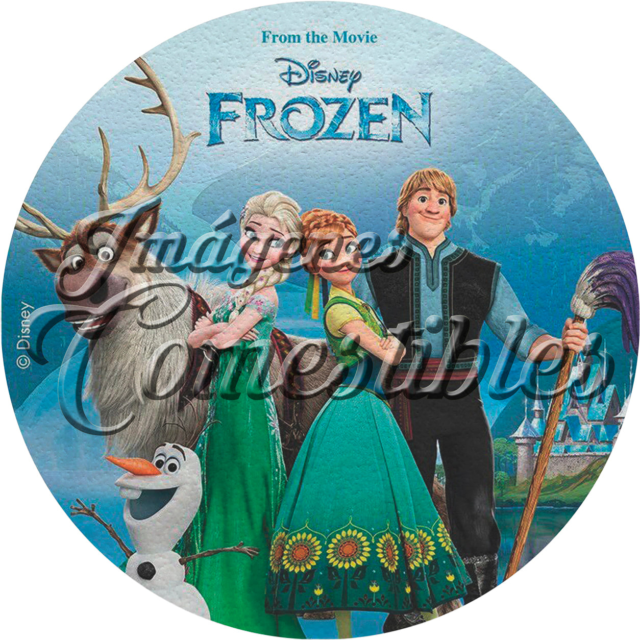 Oblea comestible - Frozen-A