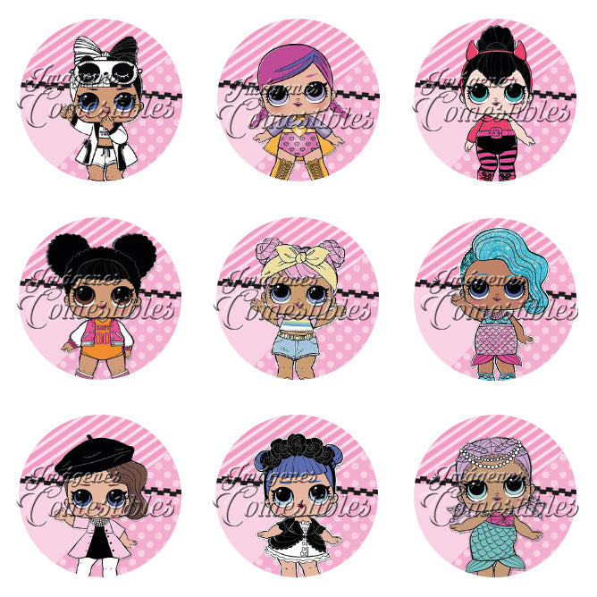 Obleitas comestibles - Muñecas lol-2