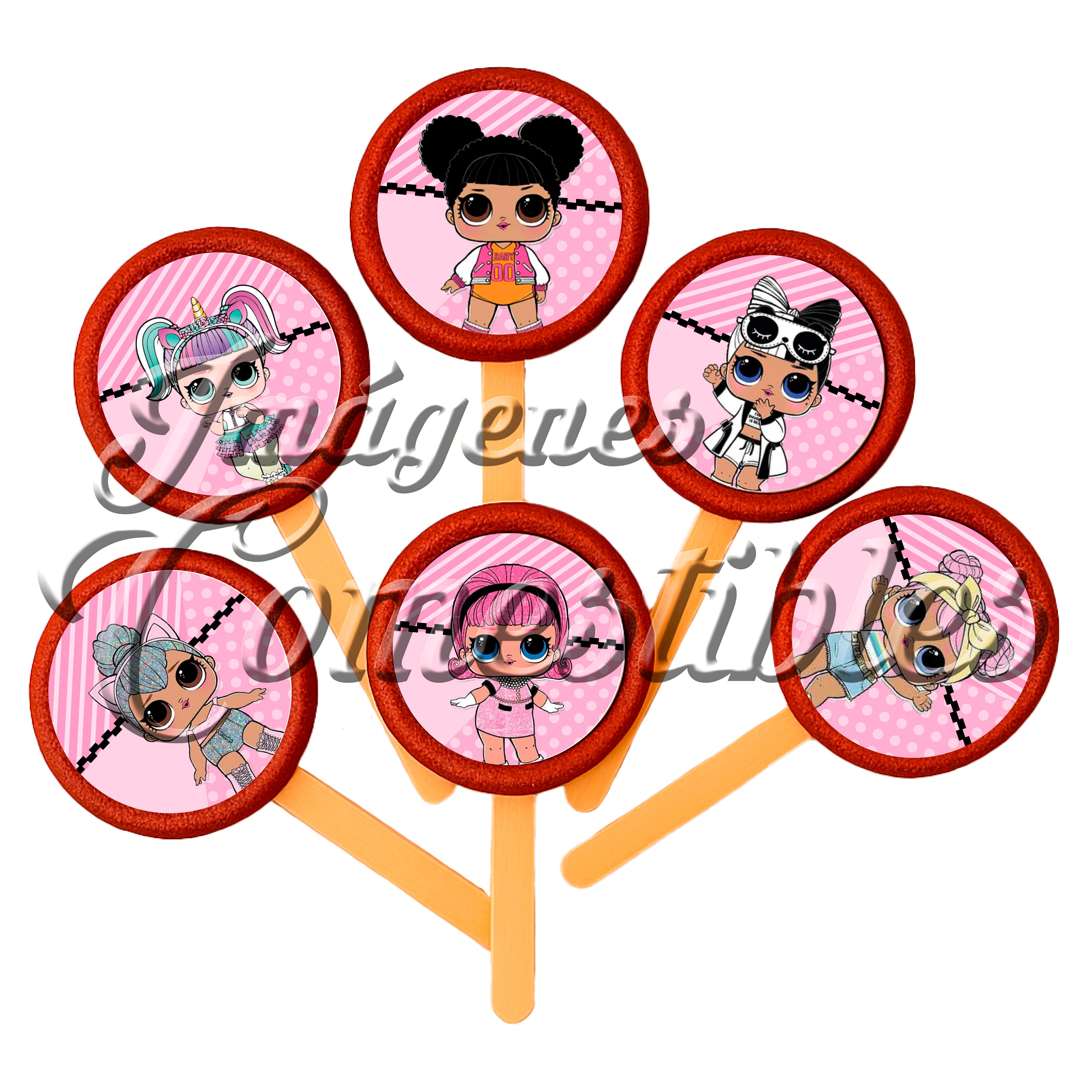 Paletas de chamoy – Muñecas LOL-2