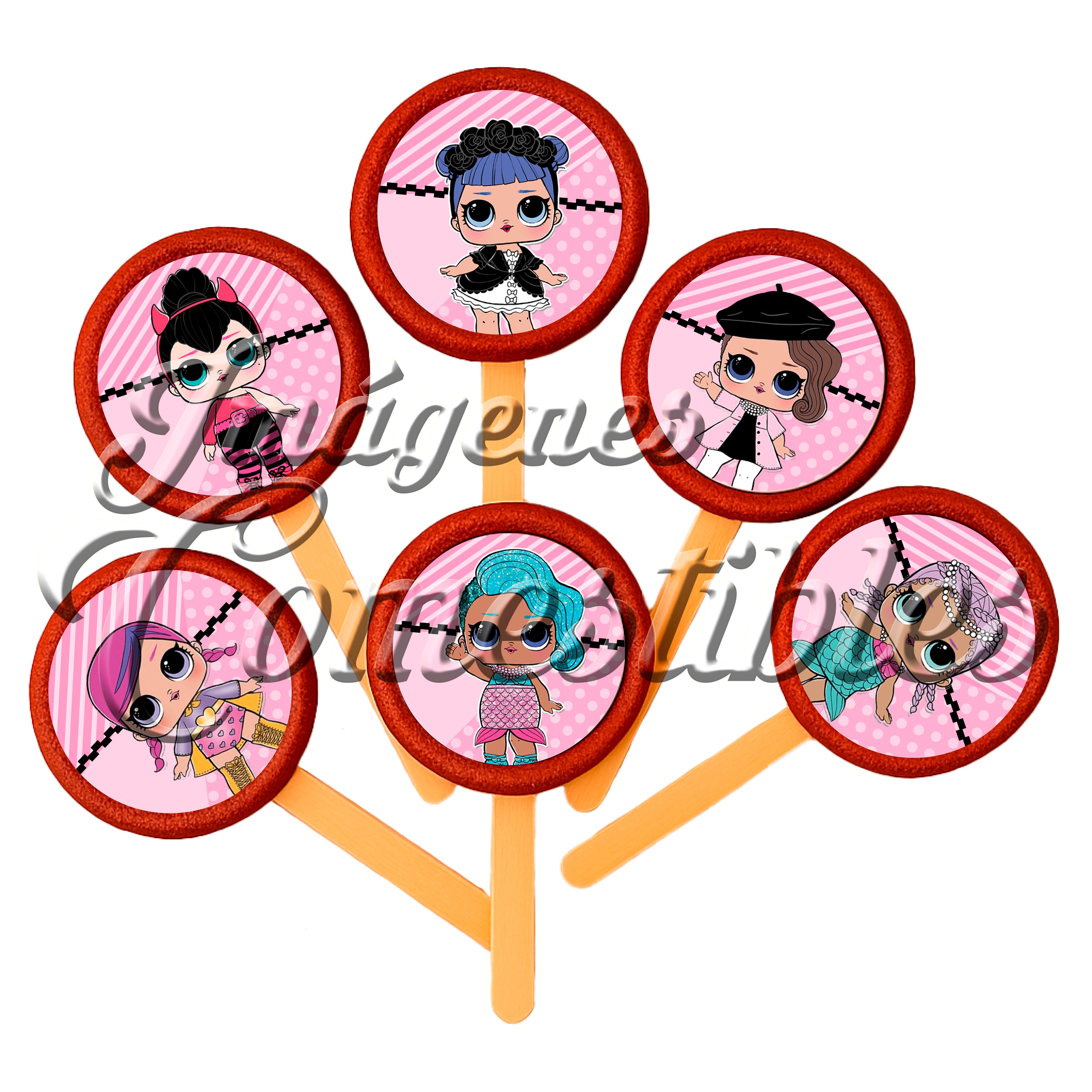 Paletas de chamoy – Muñecas LOL-3