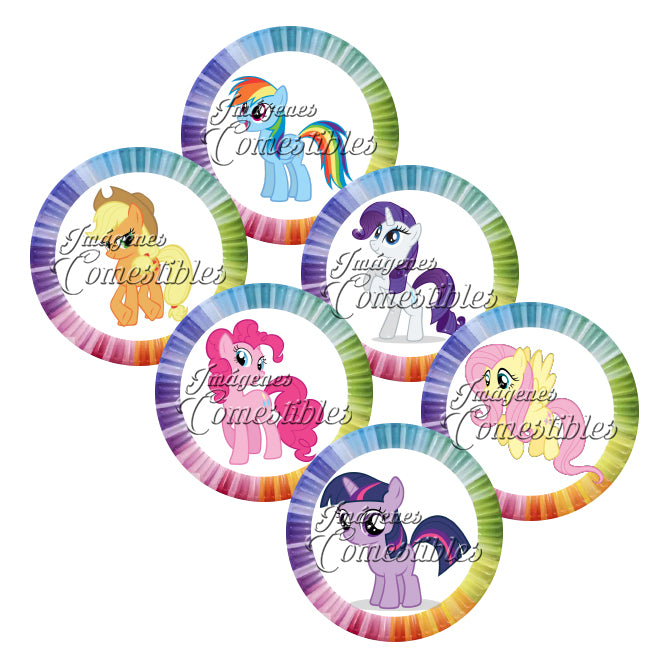 Obleitas comestibles - My little pony