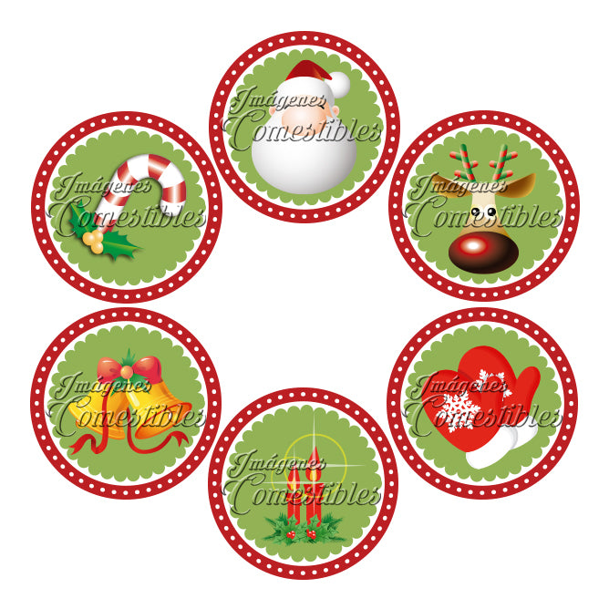 Obleitas comestibles - Navidad-1