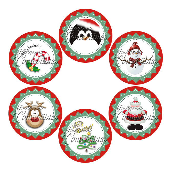 Obleitas comestibles - Navidad-4