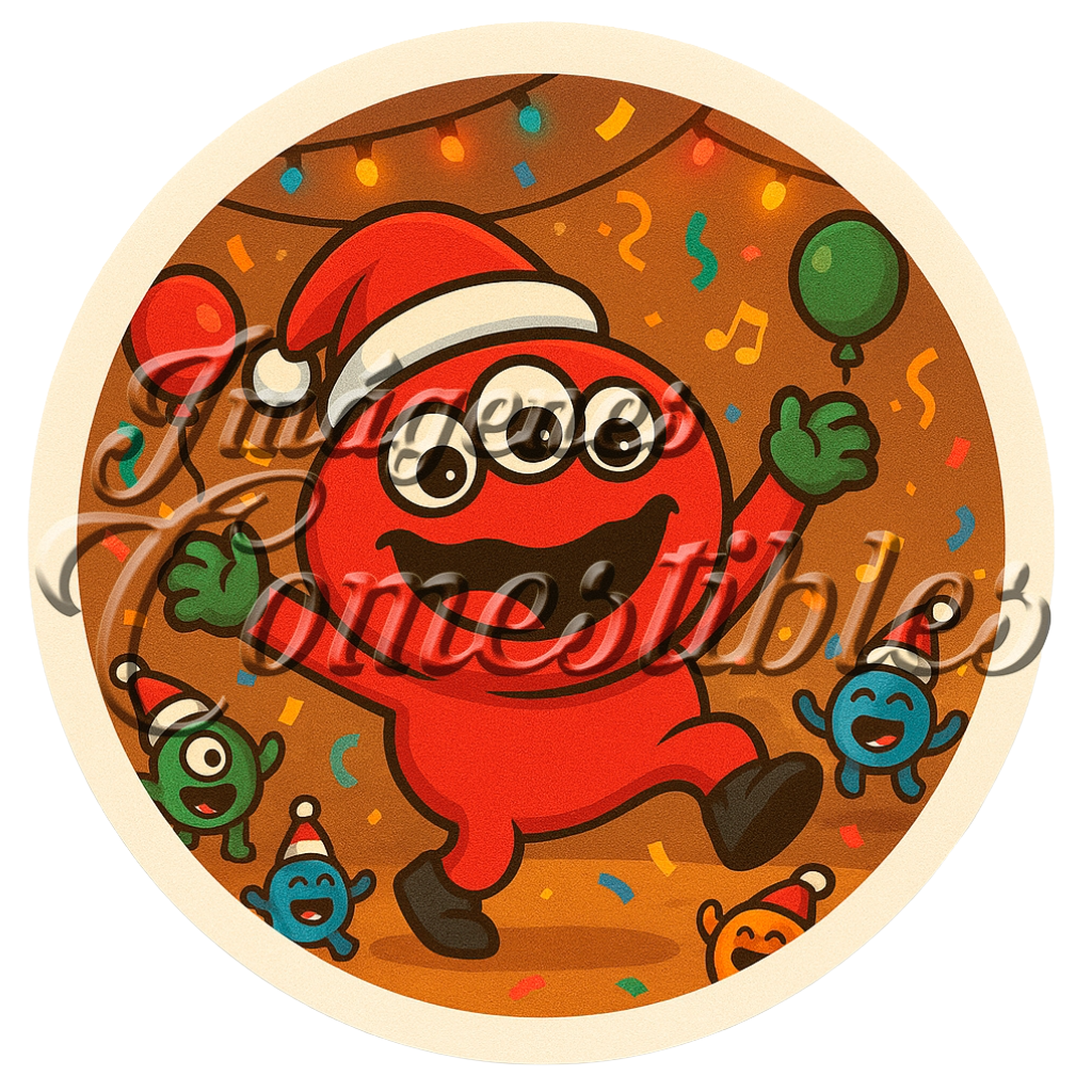 Oblea comestible - Navidad monstruosa-3
