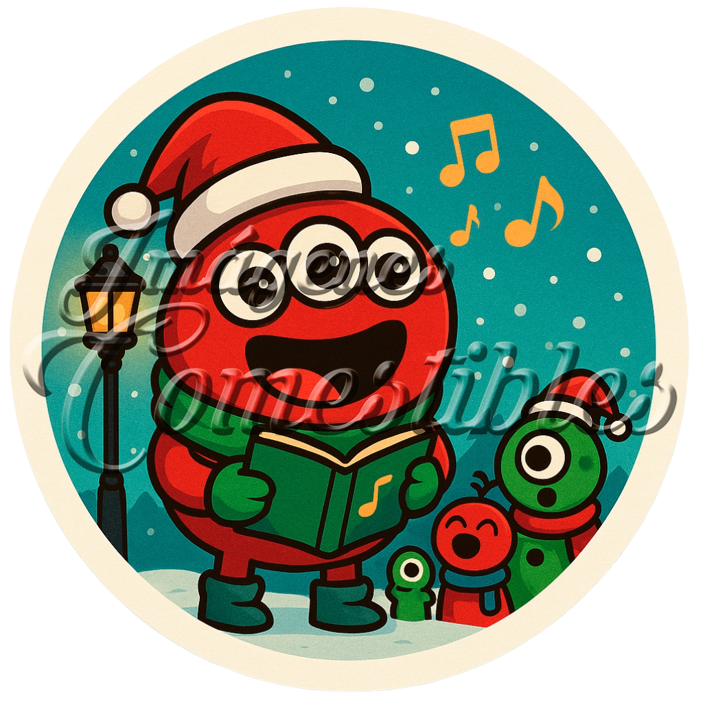 Oblea comestible - Navidad monstruosa-4