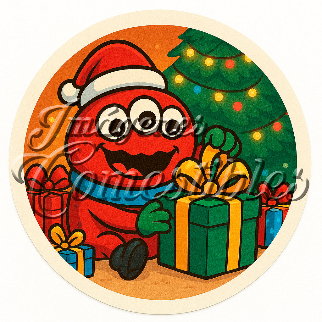 Oblea comestible - Navidad monstruosa-2