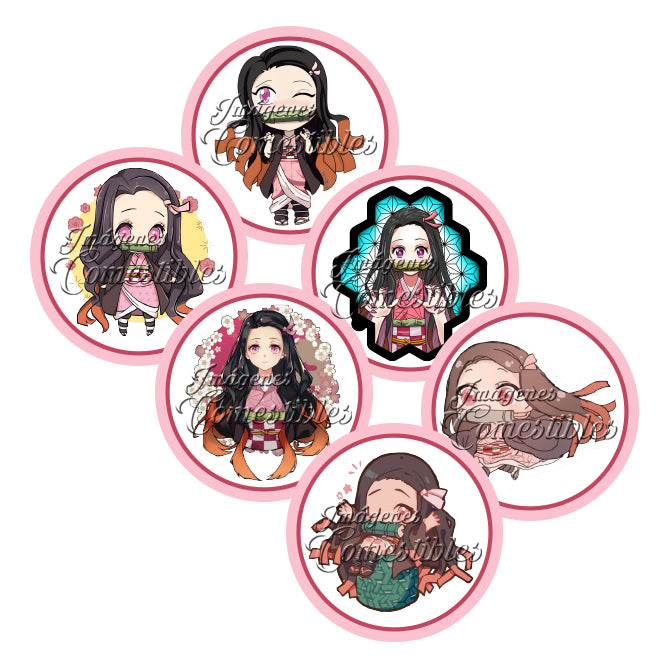 Obleitas comestibles - Nezuko