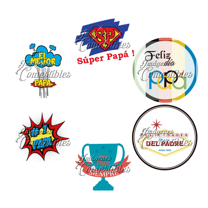 Obleitas comestibles - Papá-2