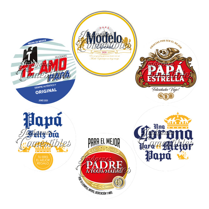 Obleitas comestibles - Papá-3