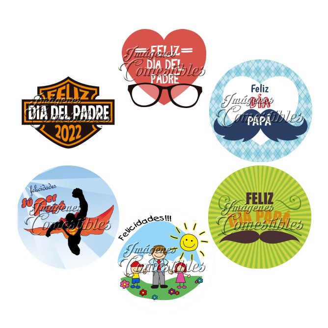 Obleitas comestibles - Papá