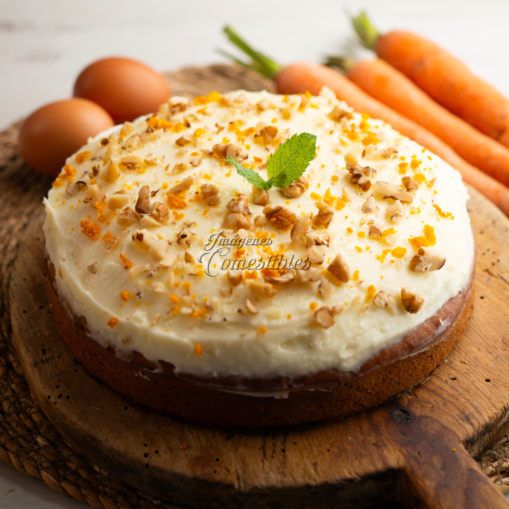 Pastel de Zanahoria con Betún de Queso