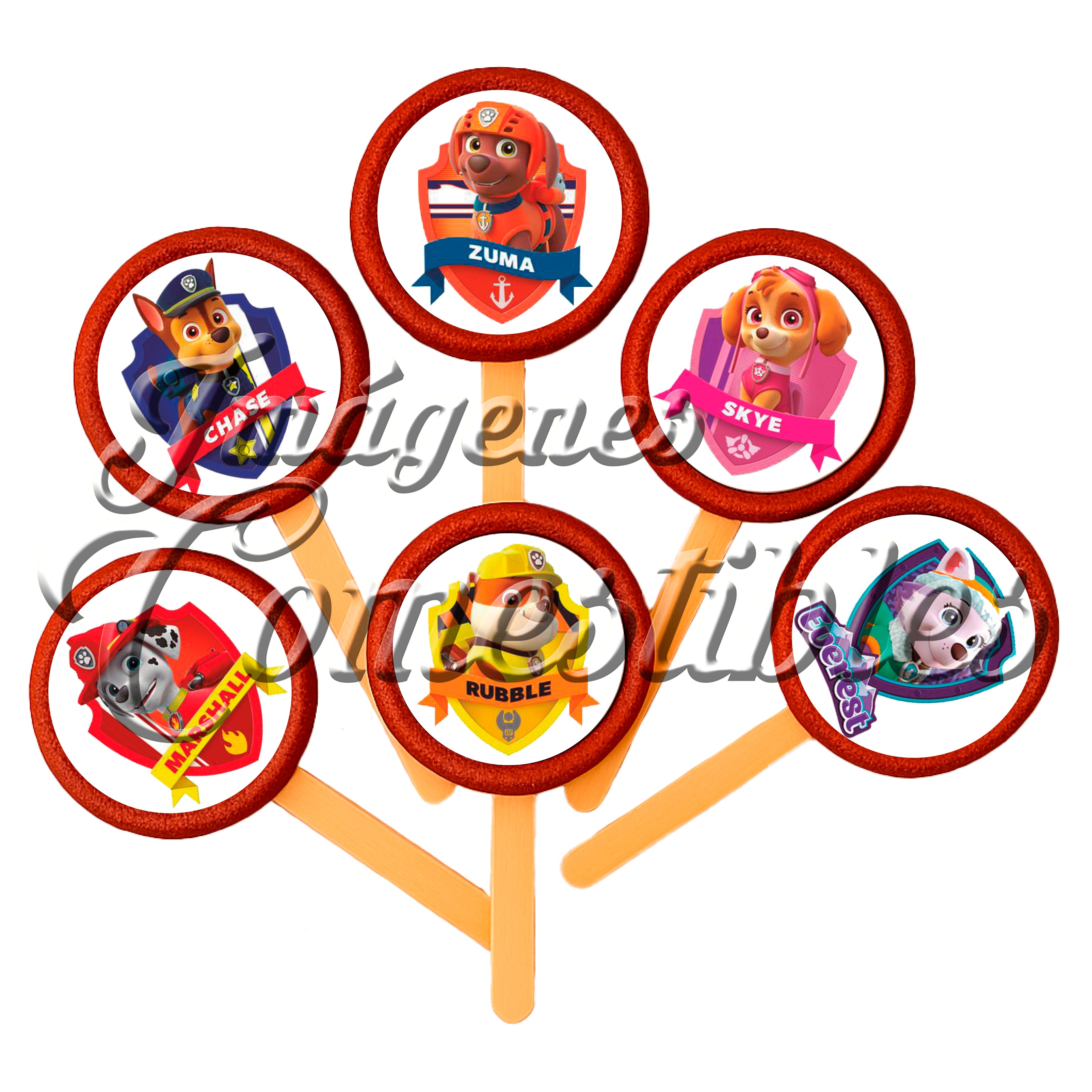 Paletas de chamoy – Paw patrol