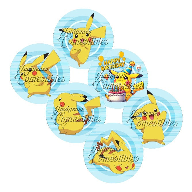 Obleitas comestibles - Pikachu