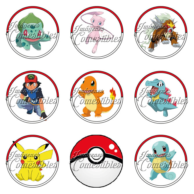 Obleitas comestibles - Pokemon