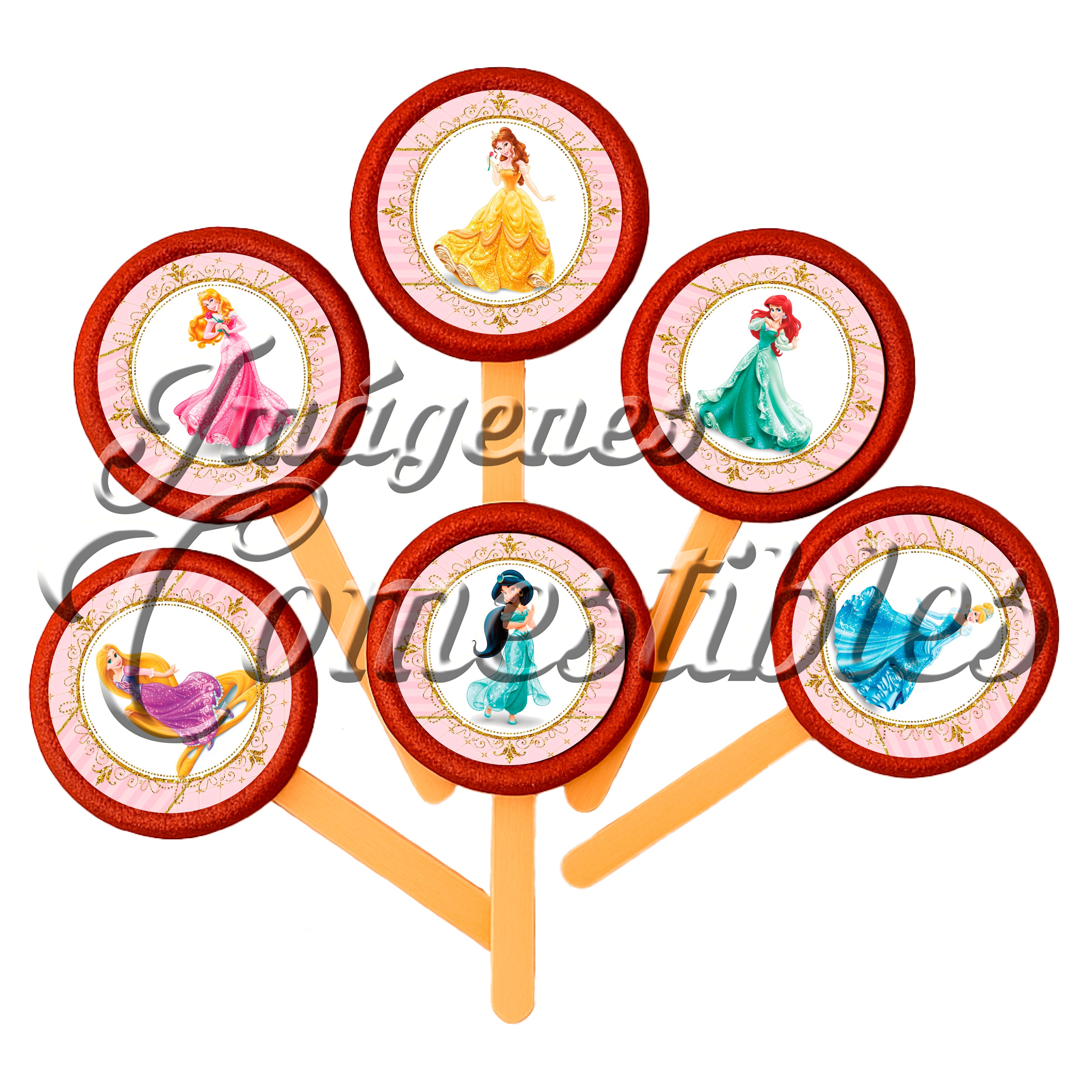 Paletas de chamoy – Princesas-1