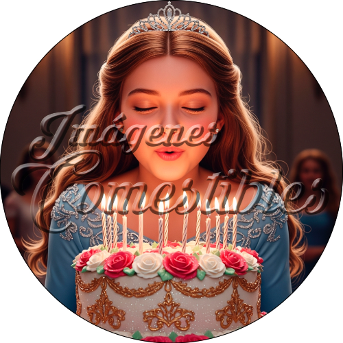 Oblea comestible - Princess-1