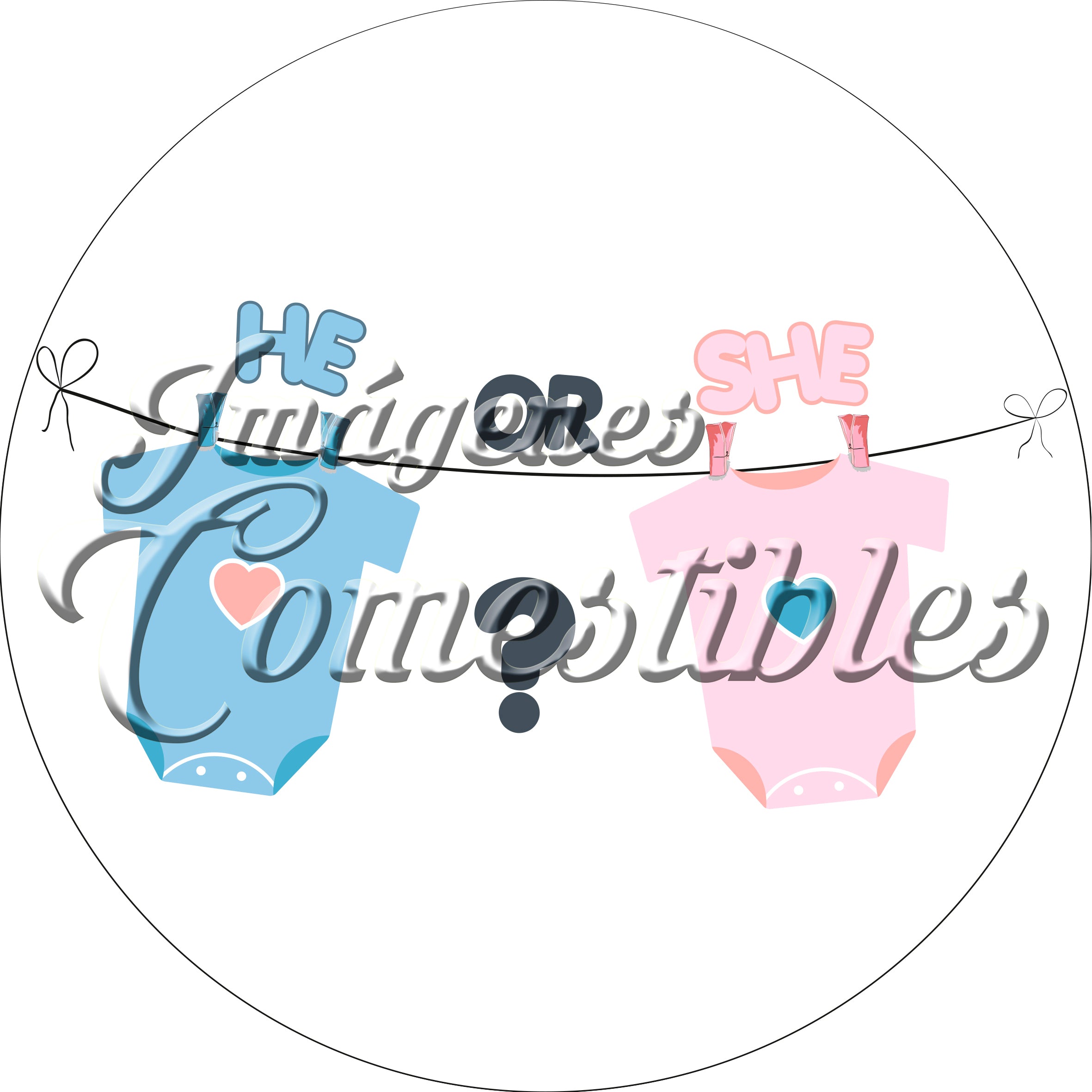 Oblea comestible - Revelación de género