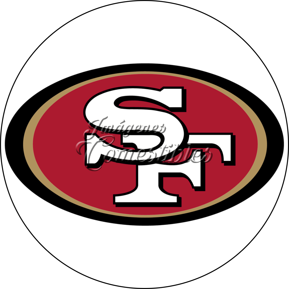 Oblea comestible - San Francisco 49ers