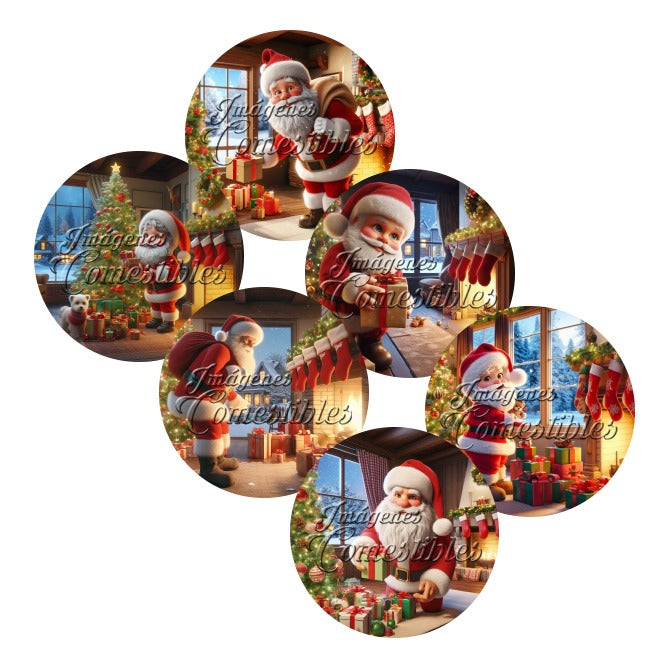 Obleitas comestibles - Santa