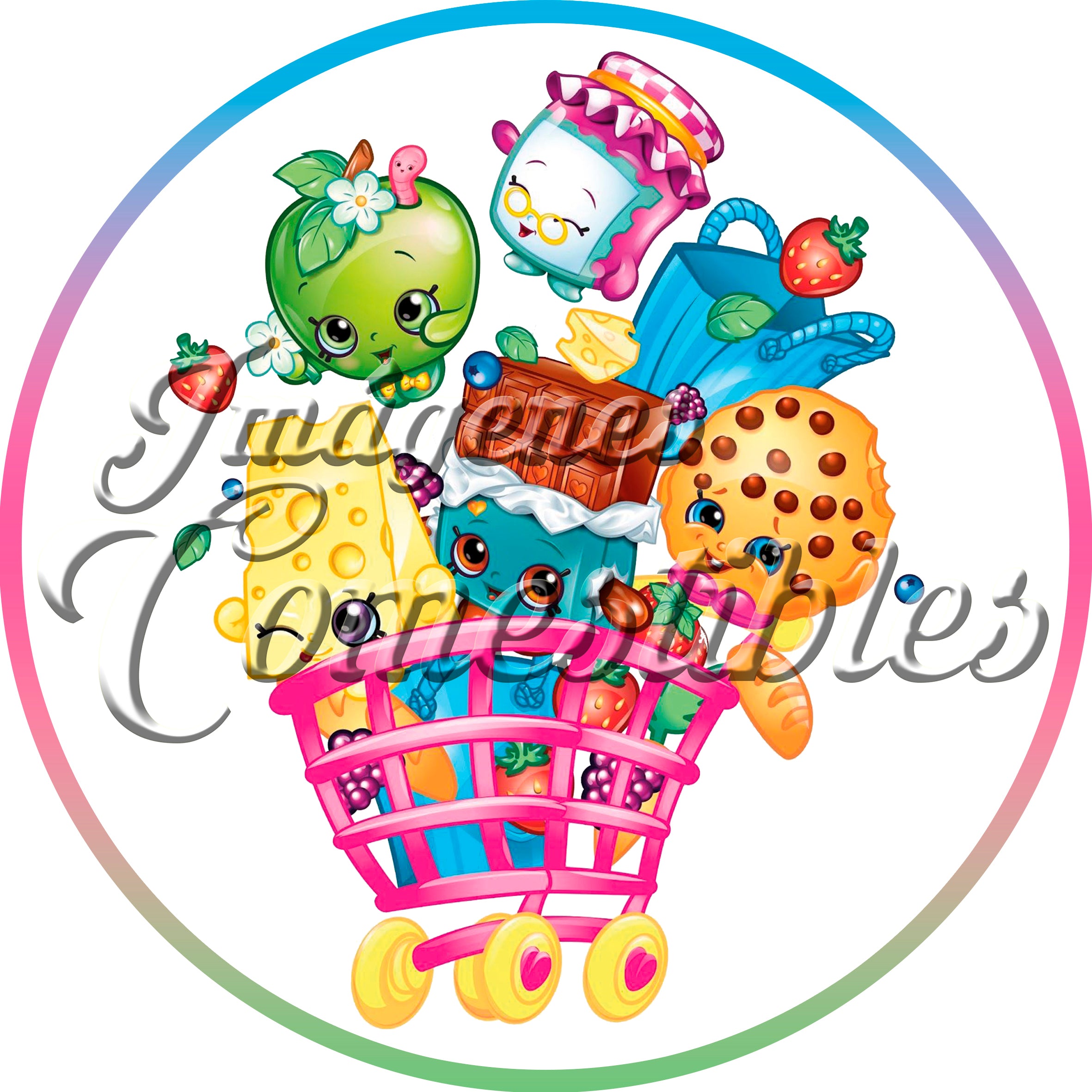 Oblea comestible - Shopkins